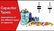 Capacitor Types Explained: electrolytic, ceramic, tantalum, plastic film