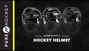 How to Fit a Hockey Helmet