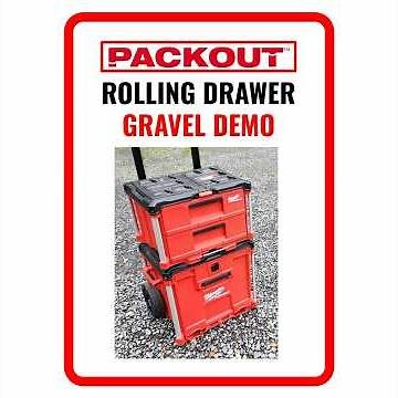 PACKOUT Rolling Drawer Gravel Demo