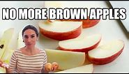 How to Keep Apples from Turning Brown in the Lunchbox + Homemade Apple Cups