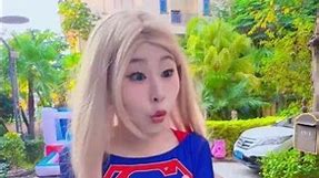 Xiao Wu and Supergirl compete in cars, who wins in the end? # Douluo Dalu #Superman couple