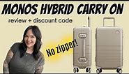 Monos Hybrid Carry On luggage review | My Favorite Carry On!