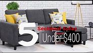 5 Best Sectional Sofas Under $400