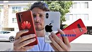 iPhone X vs HUAWEI P30 vs SAMSUNG S10 | Review