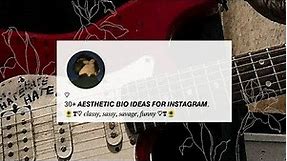 30+ Aesthetic Short Bio Ideas for Instagram | Instagram Bio Ideas Aesthetic, Savage, Funny 🦋💗✨