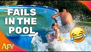 Summer Pool Plans Didn't Go As They Thought 🌊 😅 | Funny Fails | AFV 2022
