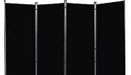 Room Divider 6FT Portable Room Dividers and Folding Privacy Screens, 88'' W Fabric Divider for Room Separation, 4 Panel Partition Room Dividers Freestanding Wall Divider Screen for Dorm Studio Office
