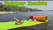 #1 Best Floating Water Mat - Rubber Dockie 18X6 Floating Mat