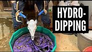 HOW TO PAINT A DEER SKULL WITH SPRAY PAINT || Hydro-dipping a deer skull