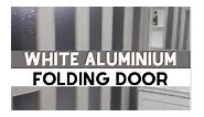 White Aluminium Folding Door