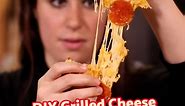 DIY Grilled Cheese Stuffed Crust Pizza 🧀🍕