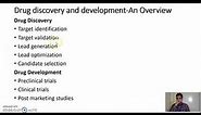 Drug discovery and development: An overview