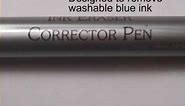 Ink eraser and corrector pen to remove ink mistakes