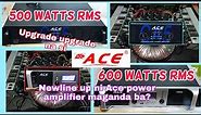 Ace Power Amplifier CA5 & V600 review