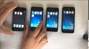 iPhone Speed Comparison - iPhone 3G vs 4 vs 4S vs 5 - Booting and more !