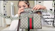 GUCCI GG Ophidia Small Messenger Bag | Luxury Unboxing + Review + What Fits Inside + On my Frame
