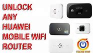 How to unlock any huawei mobile WiFi router