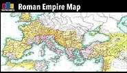 Roman Empire Map | Senatorial vs Imperial Provinces