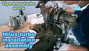 Tips how turbo work | Toyota Hilux turbo installation assembly