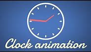 Simple Clock Animation | Easy After Effects Tutorial