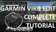 Garmin VIRB Edit Software Complete Walkthrough Tutorial