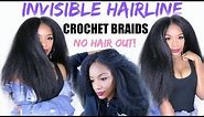 How to SLAY Your Crochet Braids - NEW Invisible Hairline Method