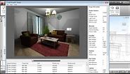 AutoCAD Realistic Living Room Tutorial