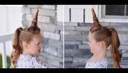 Unicorn Hair Tutorial for Halloween or Crazy Hair Day