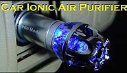 Car Ionic Air Purifier Portable Unit