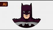 Adobe Illustrator Tutorial: Create a Vector Batman Character from Sketch