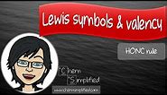 Lewis symbols | Valency | Number of bonds each element makes – Dr K