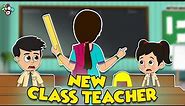 New Class Teacher | Types of Teacher | Animated Stories | Cartoon | Moral Stories | PunToon Kids