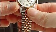 Rolex Datejust Steel Yellow Gold Champagne Diamond Dial Watch 16233 Review | SwissWatchExpo