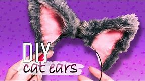 Making easy Cosplay CAT EARS DIY