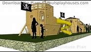 8 Pirate Ship Plans you can Build! | Paulsplayhouses.com