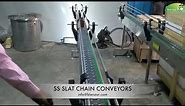 SS Slat Chain Conveyor