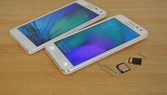 Samsung Galaxy A5, A3, A7 - How to Insert SIM Card & Micro SD Card HD