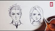 How to Draw Faces for Beginners | Anime Manga Drawing Tutorial