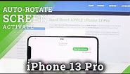 How to Enable Auto Rotation on iPhone 13 Pro – Rotate Screen Automatically