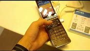 Samsung galaxy golden android flip phone