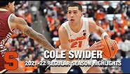 Cole Swider Regular Season Highlights | Syracuse F