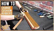 How to Change Pool Table Cushion Rubbers - FULL DIY GUIDE, BEST ON YOUTUBE!!!