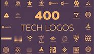 400 tech logos, a Branding & Logo Template by airunreal