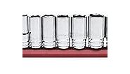 GEARWRENCH 11 Pc. 3/8" Drive 6 Pt. Mid-Length Socket Set, SAE - 80555S