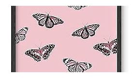 HAUS AND HUES Pink Butterfly Wall Decor Butterfly Prints Butterfly Poster Vintage Butterfly Poster Vintage Butterfly Prints Wall Art Pink Posters for Room Aesthetic Photos UNFRAMED 12” x 16”
