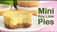 Mini Key Lime Pies Recipe | How to Make Lime or Lemon Pie with Graham Cracker Crust | Baking Cherry