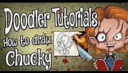 How to Draw Chucky | BRIDE OF CHUCKY | CHILD'S PLAY | STEP BY STEP DOODLER TUTORIAL