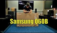 Samsung Q60B QLED 2022 Unboxing, Setup and 4K 60fps Demos