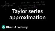 Taylor & Maclaurin polynomials intro (part 2) | Series | AP Calculus BC | Khan Academy