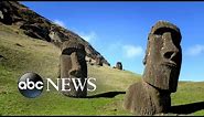 The history of the massive Easter Island statues l GMA